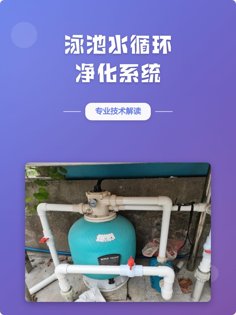 游泳场馆循环水净化项目工程现场图_泳池循环水