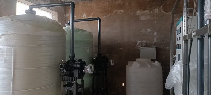 食品企业工艺用水除氯项目工程现场图_工艺用水除氯